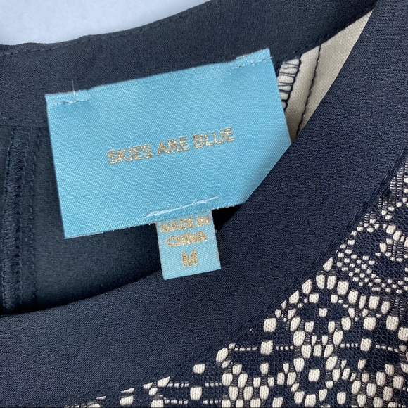 Skies are Blue Peplum Lace Top - Picture 3 of 5